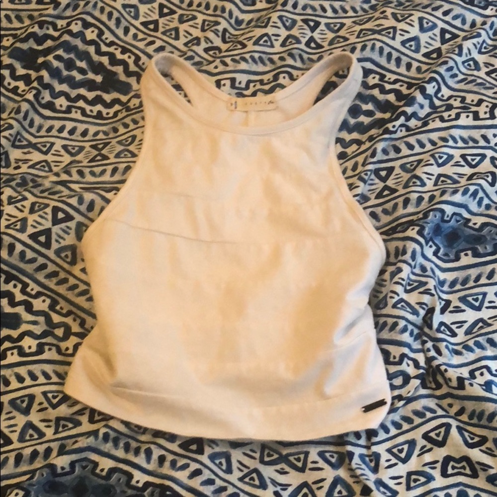 Rusty white crop top